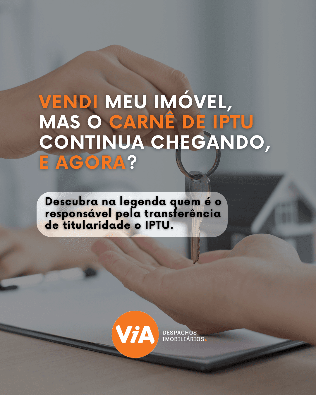 Vendi meu imóvel, mas o carnê de IPTU continua chegando. E agora?